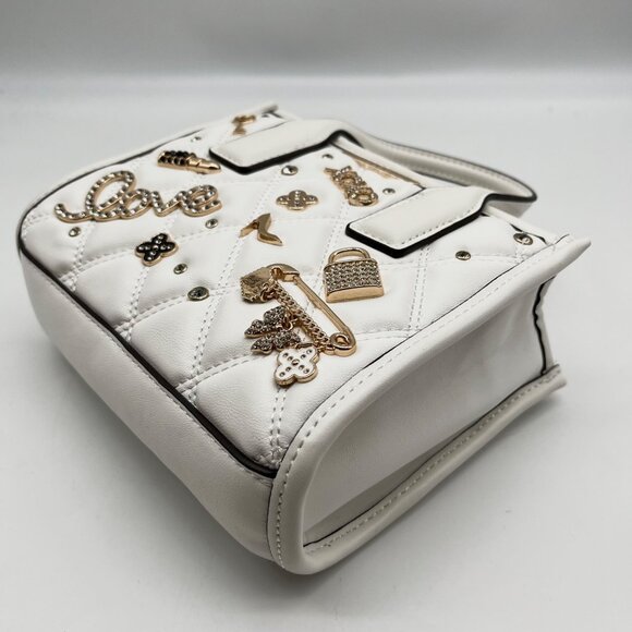 Aldo White Keylani Small Satchel Bag - Picture 7 of 10